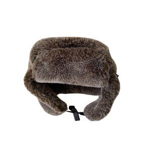 Dockers Faux Fur Trapper Hat L/XL Brown & Orange